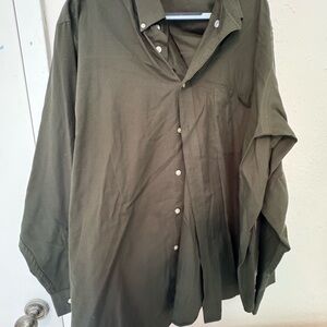 Roundtree & Yorke Dark Green Checkered Shirt